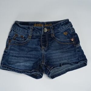 Justice Girl Denim Shorts Sz 7S